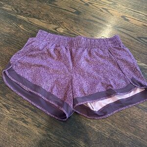 Athleta Printed Mesh Racer Run Short 4”